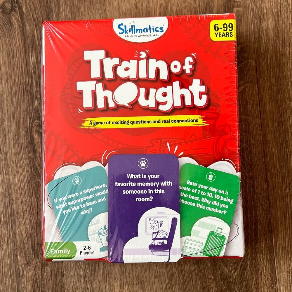 NEW Skillmatics Card Game - Train of Thought- Family Game Night